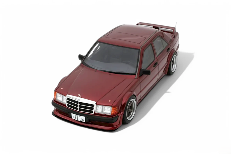 OTTO MOBILE 1:18 RAUH-WELT REPUBLIK 190E 2,5-16 ALMANDINE RED 512 2016