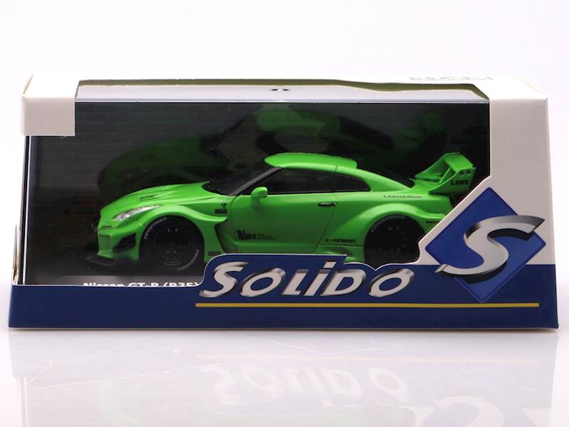 SOLIDO 1:43 NISSAN GT-R R35 LBWK 2020 GREEN