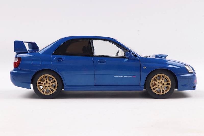 SOLIDO 1:18 SUBARU IMPREZA WRX STI SONIC BLUE 2003