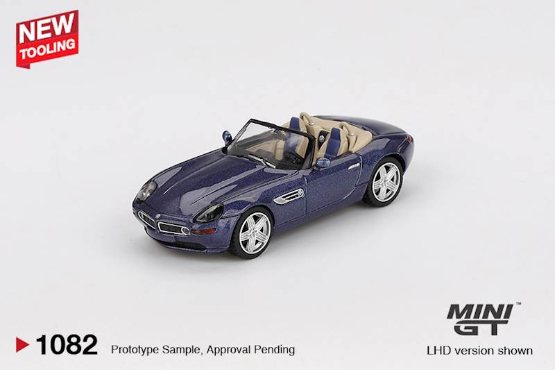MINI GT 1:64 ALPINA BMW Z8 ALPINA BLUE 2003 (BLISTER)