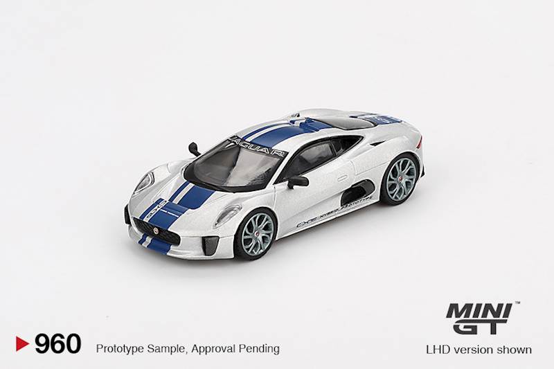 MINI GT 1:64 JAGUAR C-X75 SILVER 2010