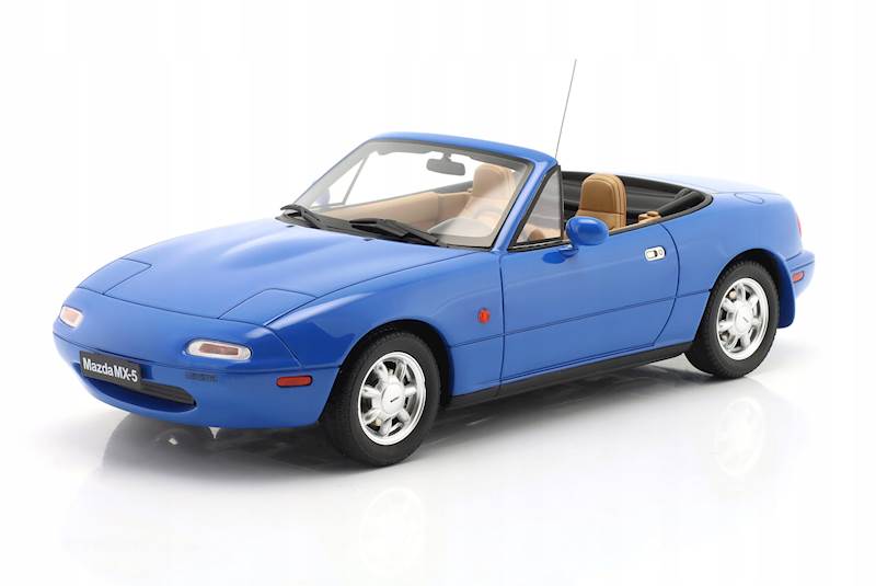 OTTO MOBILE 1:18 MAZDA MX-5 SPIDER BLUE 1990