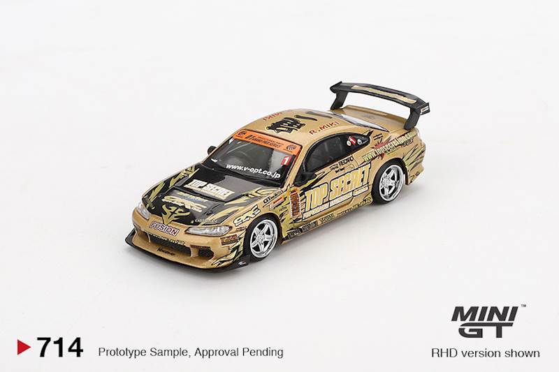 MINI GT 1:64 NISSAN SILVIA S15 TOP SECRET D1GP 1999 (BLISTER)
