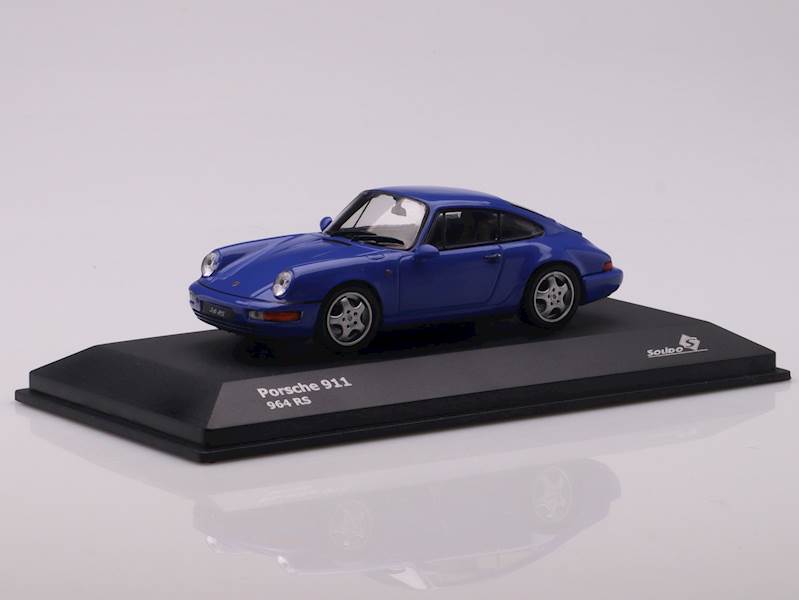 SOLIDO 1:43 PORSCHE 964 RS 1992 BLUE