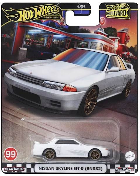 HOT WHEELS PREMIUM BOULEVARD NISSAN SKYLINE GT-R (BNR32)