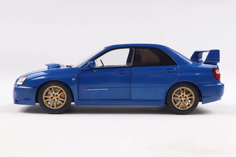 SOLIDO 1:18 SUBARU IMPREZA WRX STI SONIC BLUE 2003