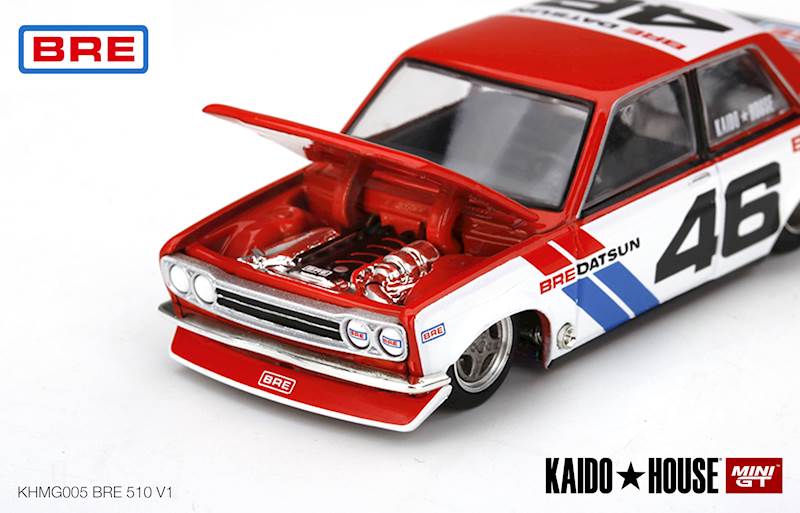 KAIDO HOUSE X MINI GT 1:64 DATSUN 510 PRO STREET BRE510 V1