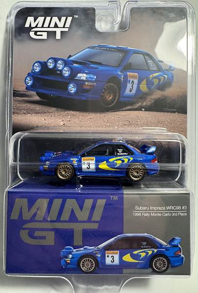 SUBARU IMPREZA WRC98 #3 RALLY MONTE-CARLO 1998 (BLISTER)