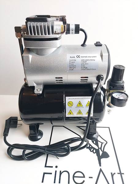 FINE-ART FA-20T Kompresor bezolejowy 20TPL z filtrem