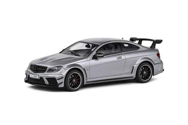 SOLIDO 1:43 MERCEDES W204 C63 AMG BLACK SERIES GRAY METALLIC 2011