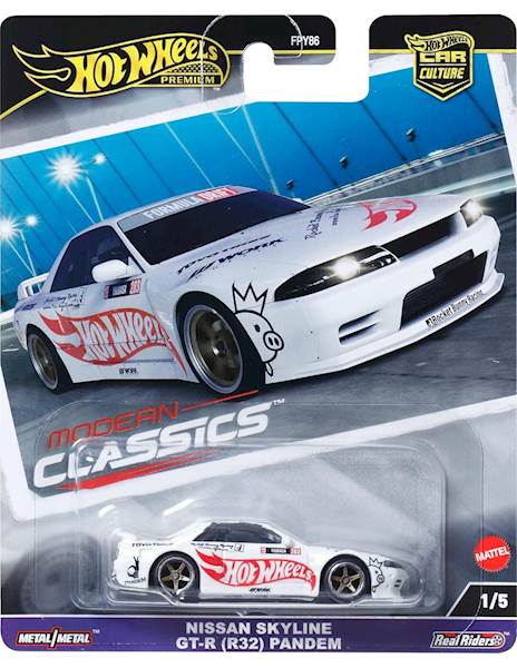 HOT WHEELS PREMIUM MODERN CLASSICS NISSAN SKYLINE GT-R (R32) PANDEM