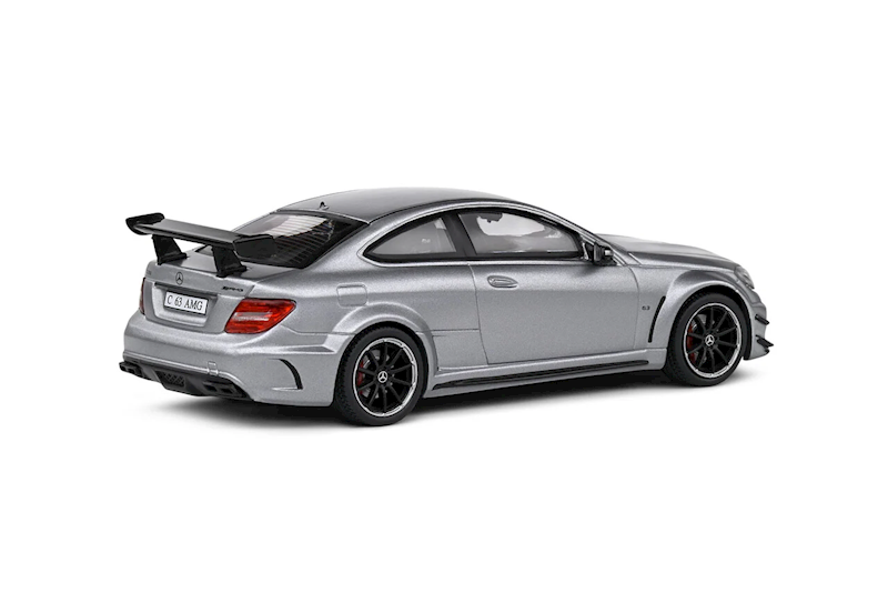 SOLIDO 1:43 MERCEDES W204 C63 AMG BLACK SERIES GRAY METALLIC 2011