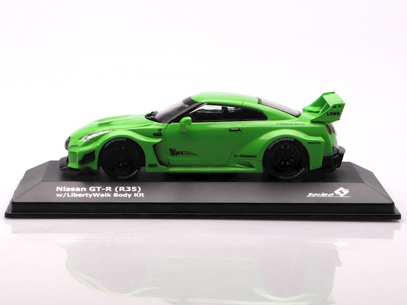 SOLIDO 1:43 NISSAN GT-R R35 LBWK 2020 GREEN
