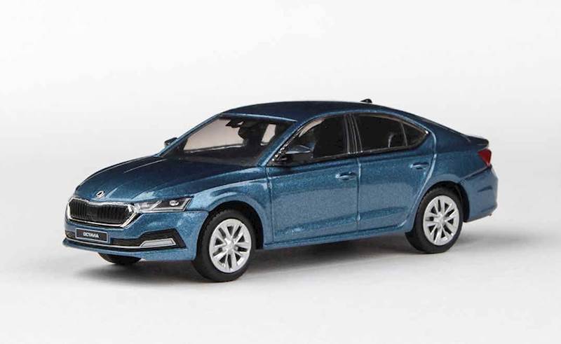 ABREX SKODA 1/43 OCTAVIA IV BERLINE 2020 BLUE METALLIC