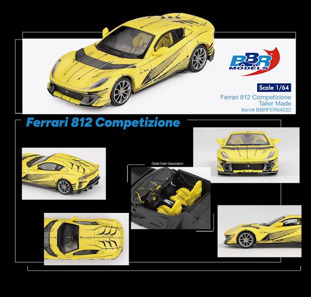 BBR 1:64 FERRARI 812 COMPETIZIONE TAILOR MADE