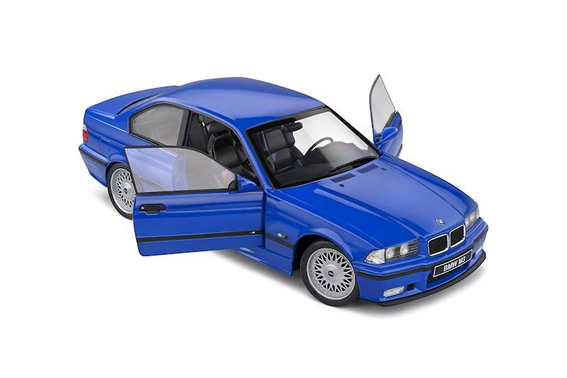 SOLIDO 1:18 BMW E36 COUPE M3 SANTORIN BLUE 1996