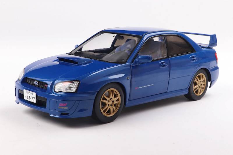 SOLIDO 1:18 SUBARU IMPREZA WRX STI SONIC BLUE 2003