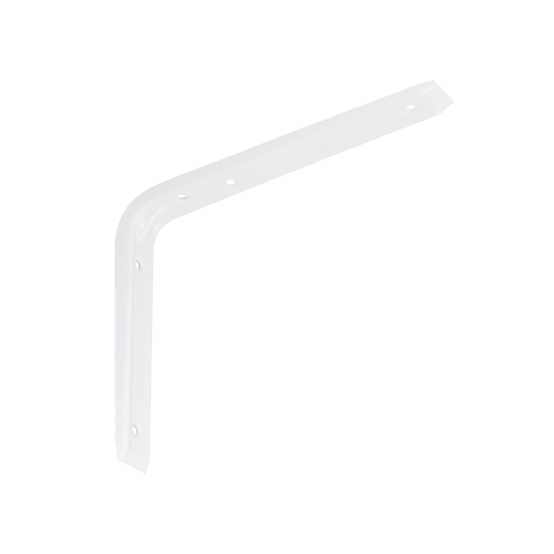 Kątownik pod półkę SZEROKI 250x200 BIAŁY lak.proszkowy