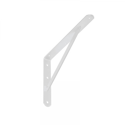 Kątownik pod półkę wspornik SKOŚNY 200x125x20x3,0 BIAŁY 