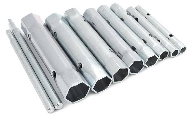 Klucze rurowe kpl 10cz 6-22mm