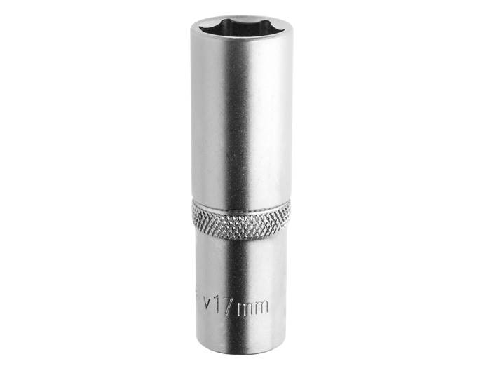 Nasadka 17mm 1/2' 78mm długa 6kt Cr.V /zawieszka/ NXL