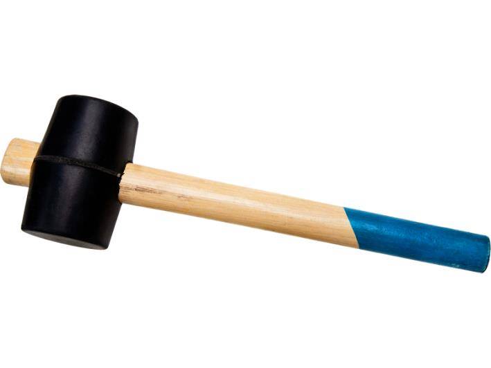 Młotek gumowy 65mm 450gr drewniana rączka MŁG6
