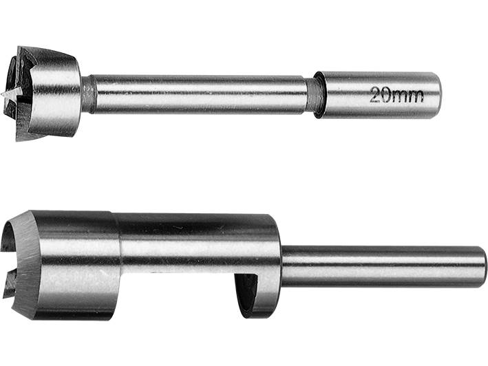 Frez do drewna flekownik + sękownik KOMPLET 2szt 20mm
