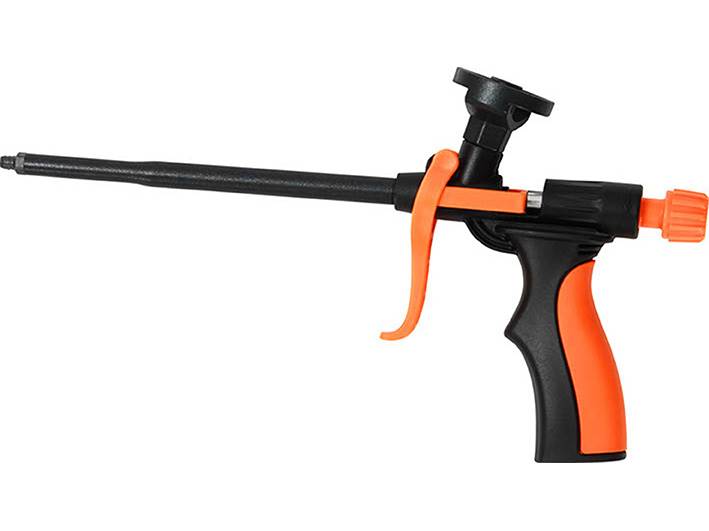 Pistolet do piany Jufisto kompozyt/teflon POMARAŃCZ/CZARNY
