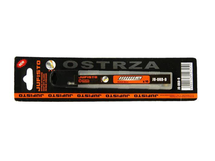 Ostrza noża łamane 9mm 10szt /blister/ WAART