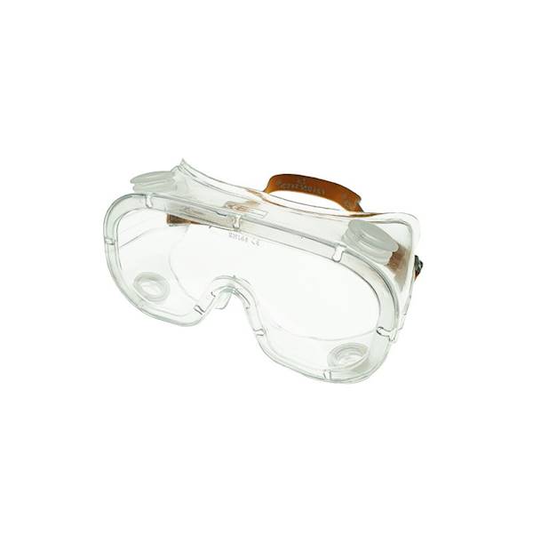 Okulary ochronne GOGLE gumka 4 zawory wentylacja F-T