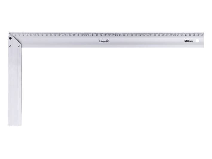 Kątownik stolarski aluminium 500x235mm PROFI