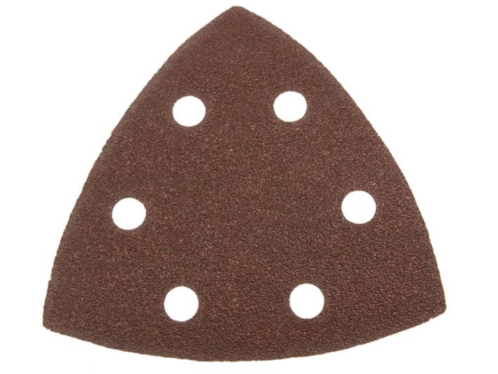 Papier ścierny DELTA na rzep 93 x 93 mm, P 150, 5 szt.