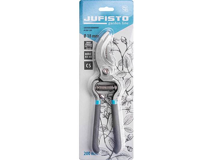 Sekator ogrodowy Jufisto kuty 200mm średnica cięcia 18 mm