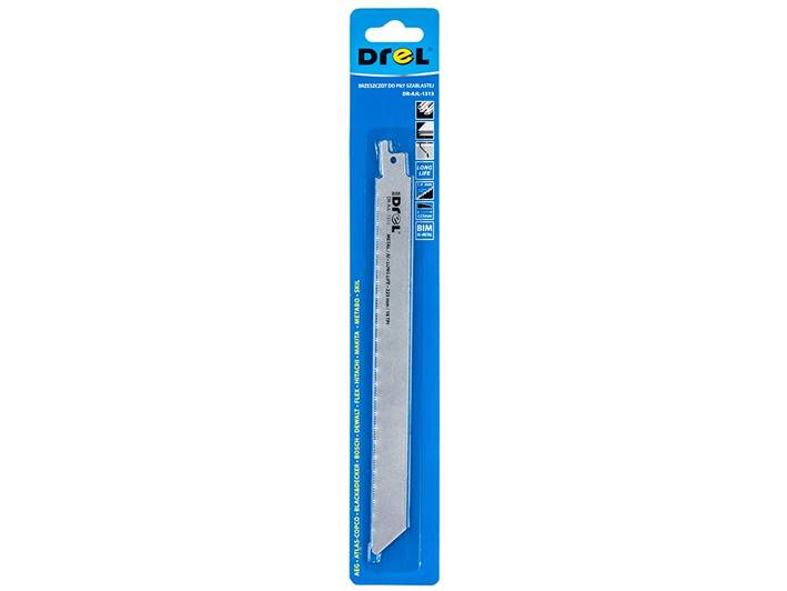 Brzeszczot do piły szablastej METAL 225mm Drel