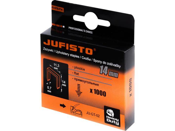 Zszywki F JUFISTO / WAART 14mm 1000szt