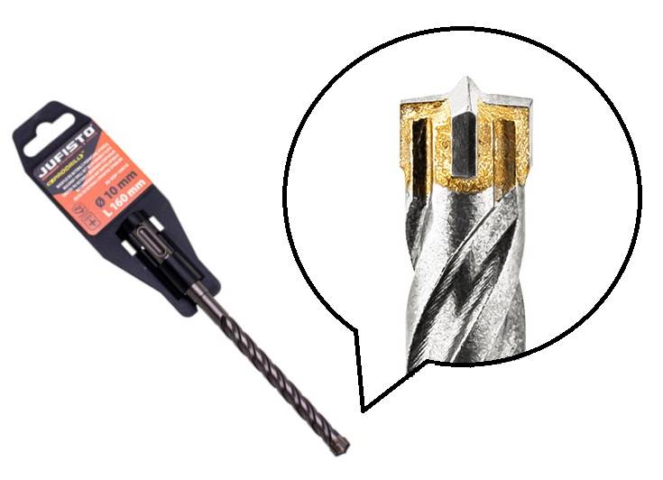 Wiertło SDS-plus ASP 4x110 podw spiek