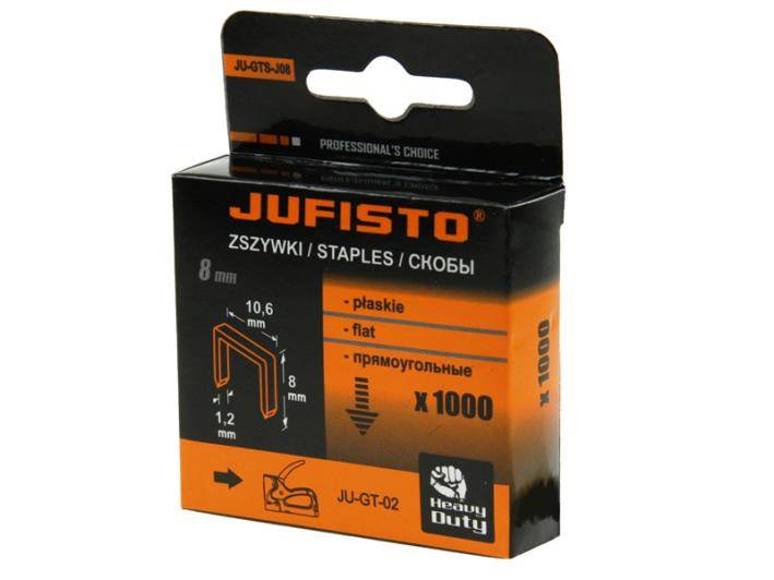 Zszywki J 10,6/1,2 mm WAART 8mm 1000szt