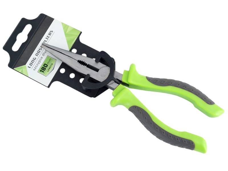 Szczypce wydłużone proste 160/180mm GREEN