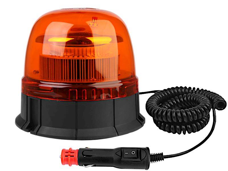 Lampa ostrzegawcza 45 SMD LED 12/24V,pomarańczowa .E9 ECE R65