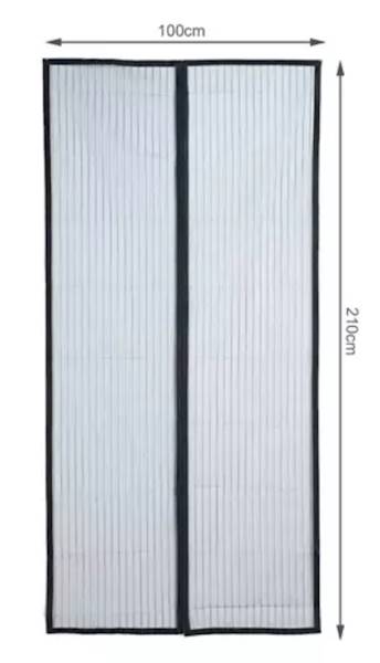 Moskitiera drzwiowa 100x210 cm magnetyczna HQ