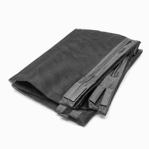 Moskitiera drzwiowa 90x210cm 3 pasy ANTRACYT