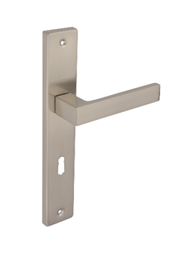 Klamka AMB CUBUS 72/klucz nikiel