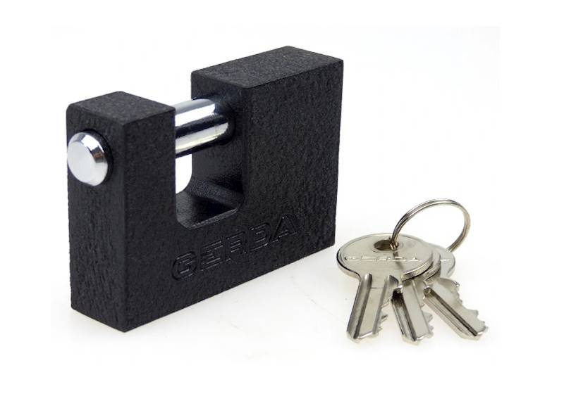 Kłódka sztabowa GERDA żeliwna BOX KZZT 50mm