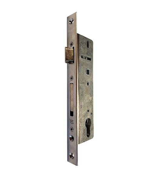 Zamek drzwiowy CZ WĄSKI 92/35 WKŁ. czoło INOX 24mm P/L