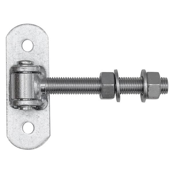 Zawias regulowany M16 L-150 stopka 83x 25mm rozstaw 58mm