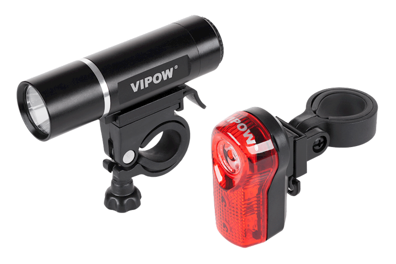 Lampa rowerowa komplet P:3W T:0,5W+2LED