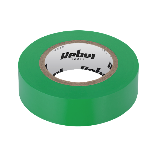 Taśma  izolacyjna Rebel 0,13x19mm 20y  ZIELONA