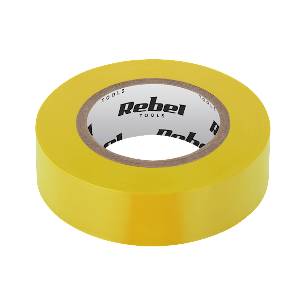 Taśma izolacyjna Rebel 0,13x19mm 20y ŻÓŁTA