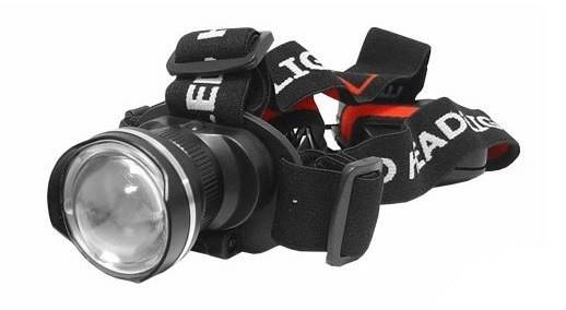 Latarka czołowa 3AAA PROF. 7W PREMIUM ZOOM 500M