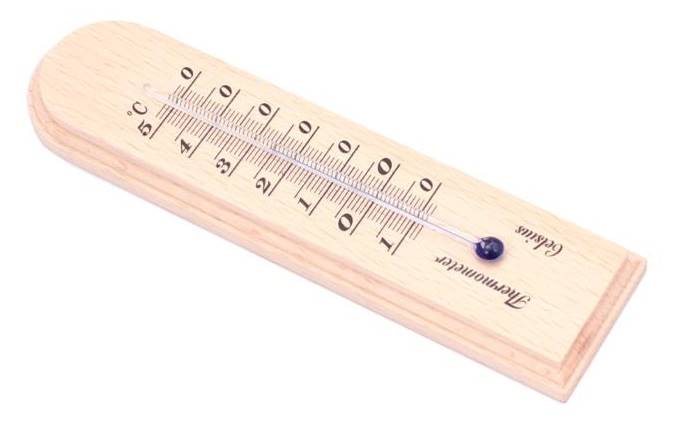 Termometr pokojowy drewniany MAŁY 15cm